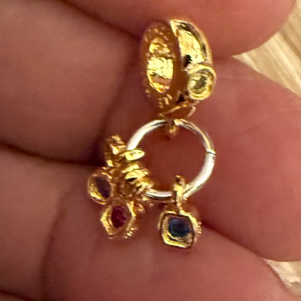 Pandora Gold Bracelet With Colorful Charms View 3
